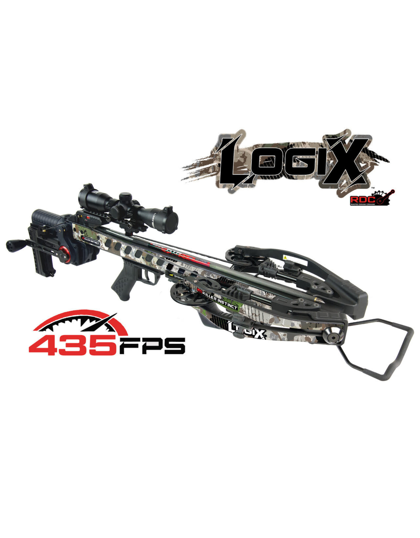 Killer Instinct Killer Instinct LOGIX™ 435 CROSSBOW PACKAGE With Crank