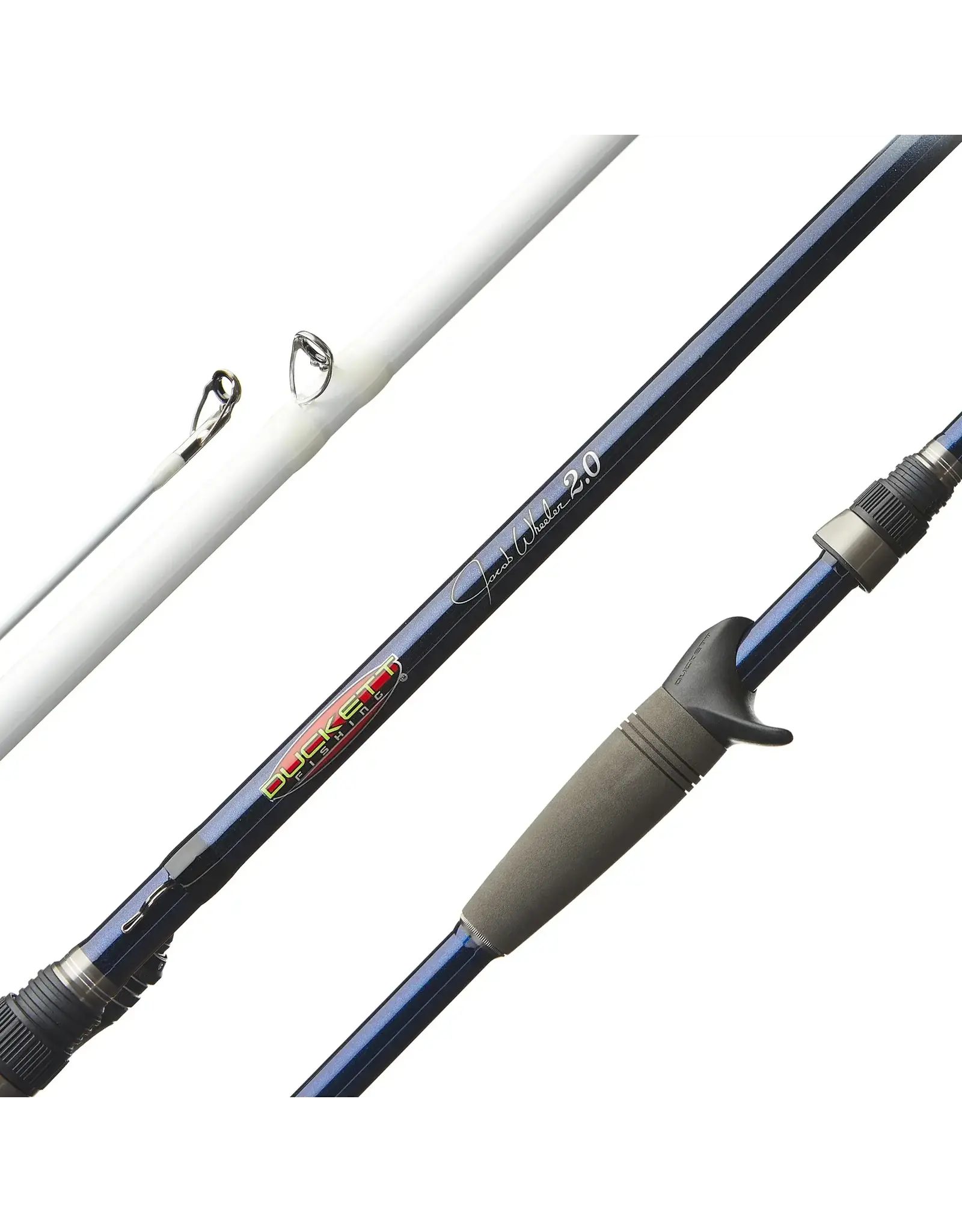 Duckett Fishing Duckett Jacob Wheeler Signature Series 2.0 7'6" Heavy Mod Fast Casting Rod DFJWT76H-C