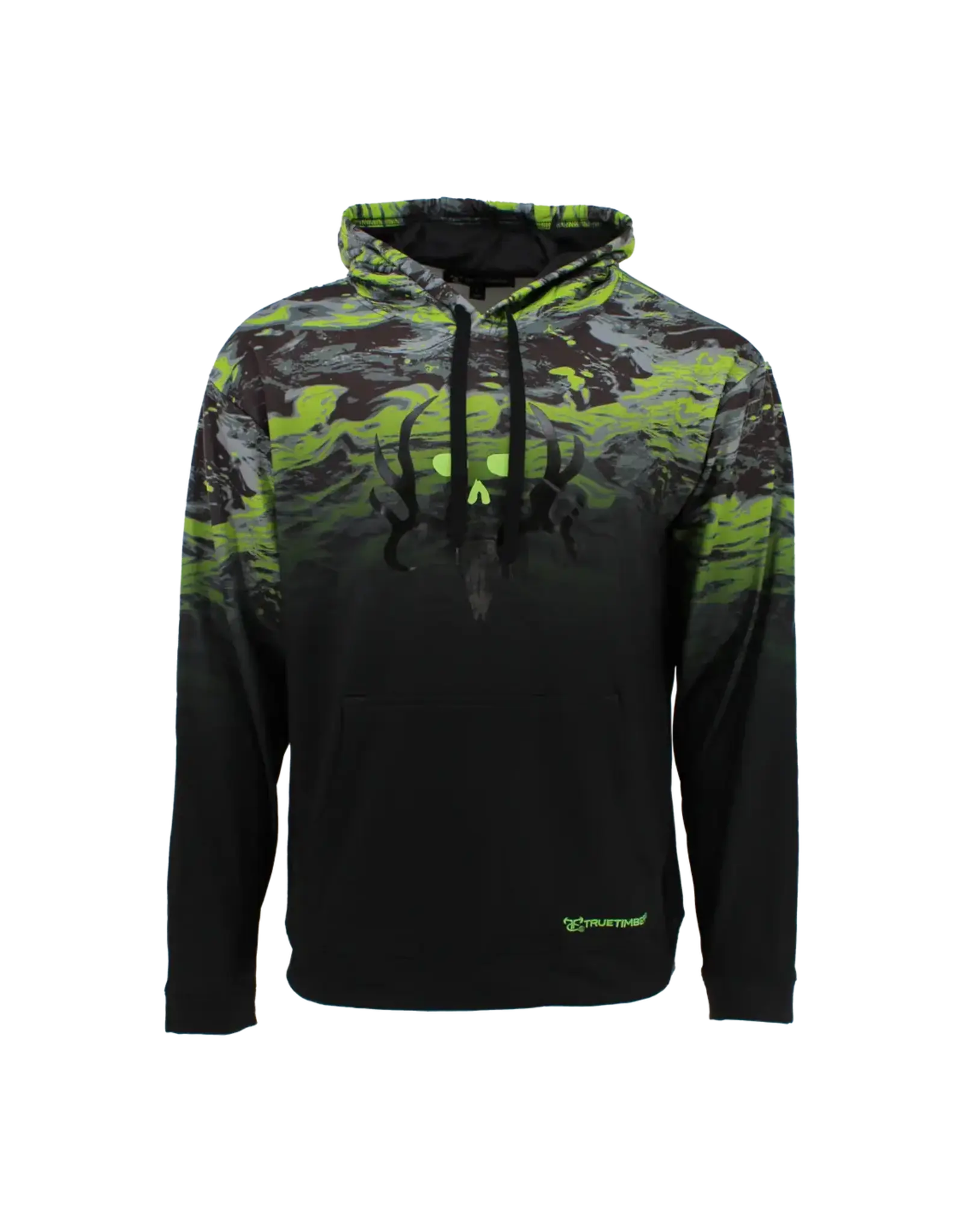 bone collector Bone Collector Dropshot Gradient Hoodie - Caiman Flash/Black  - Medium