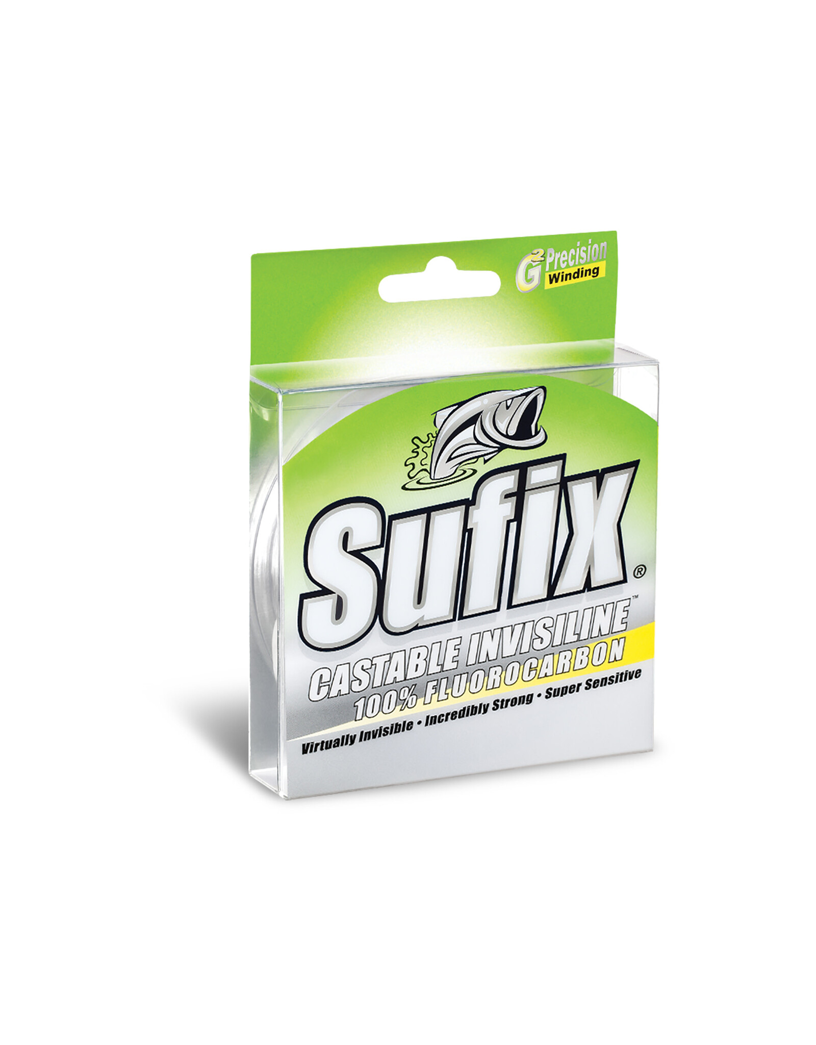 Sufix Sufix 680-912C Castable Invisiline Fluorocarbon 12Lb 100Yds Clear