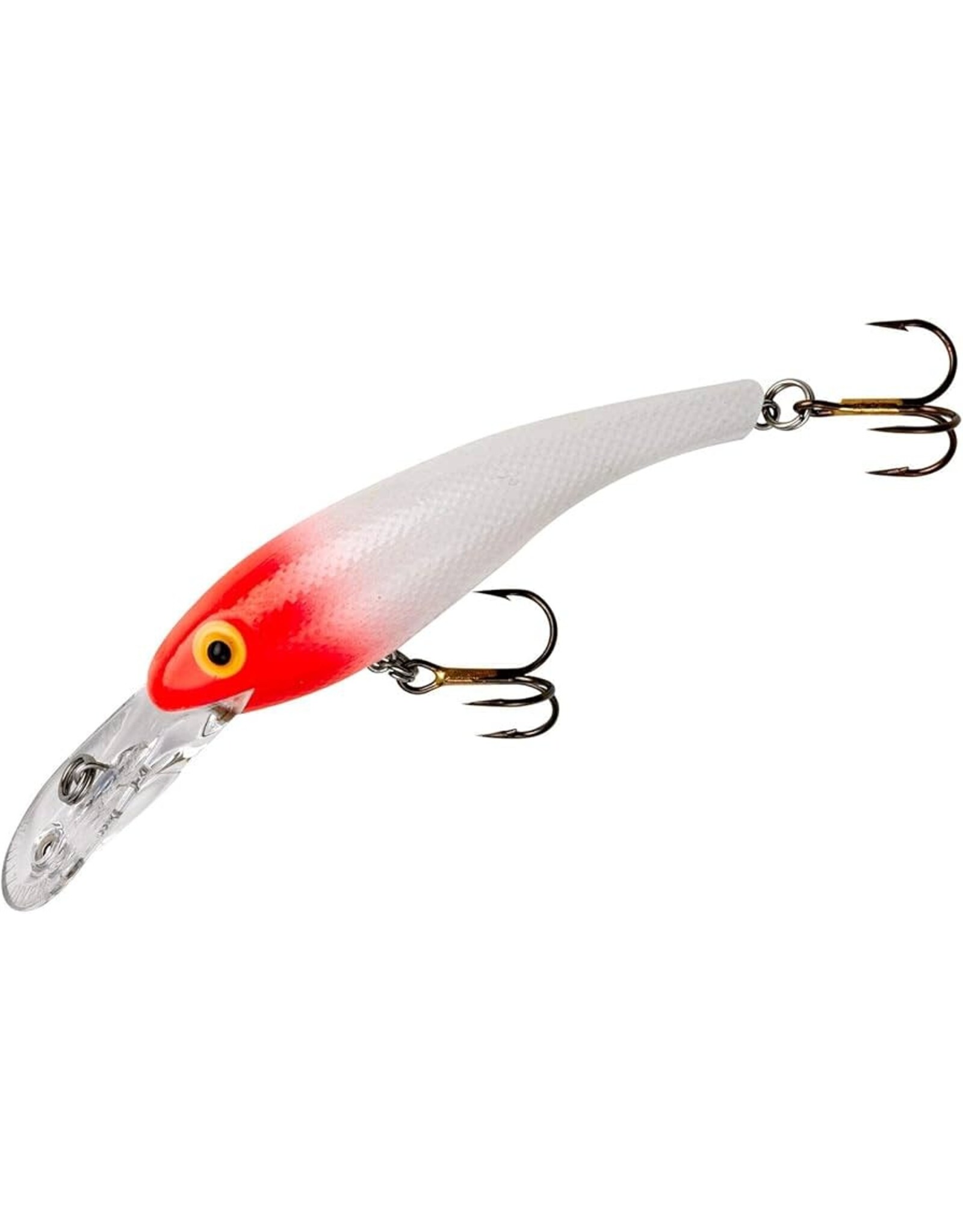 Cotton Cordell Cotton Cordell CD651 Wally Diver Crankbait, 3 1/8", 1/2 oz, White/Read Head, Floating