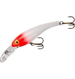 Cotton Cordell Cotton Cordell CD651 Wally Diver Crankbait, 3 1/8", 1/2 oz, White/Read Head, Floating