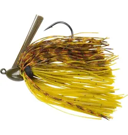 Booyah Booyah Baby Boo Jig 5/16oz-Green Pumpkin Watermelon Red 3D