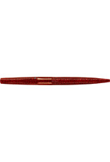 YUM Yum YDG5180 Dinger Worm 5", Oxblood /Red Flake, 8 bag
