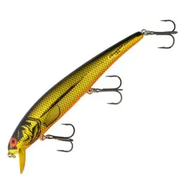 Bomber Bomber B15 Long A 4 1/2 inch Shallow Jerkbait - GOLD CHRM/ORG BLY