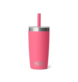 Yeti Yeti Rambler® Jr. 10oz/295 ml Tumbler WITH SILICONE STRAW LID - Tropical Pink
