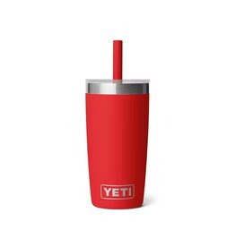 Yeti Yeti Rambler® Jr. 10oz/295 ml Tumbler WITH SILICONE STRAW LID-Rescue Red