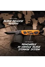 2.5" RAZOR APX ULTRA LIGHTWEIGHT HUNTING KNIFE WITH IN HANDLE BLADE STORAGE