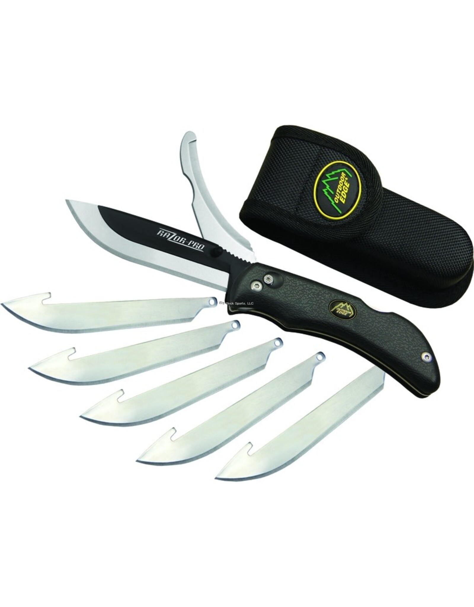 Outdoor Edge Outdoor Edge RO-10C 3.5" Razor-Pro (Black, 6 Blades) - Clam