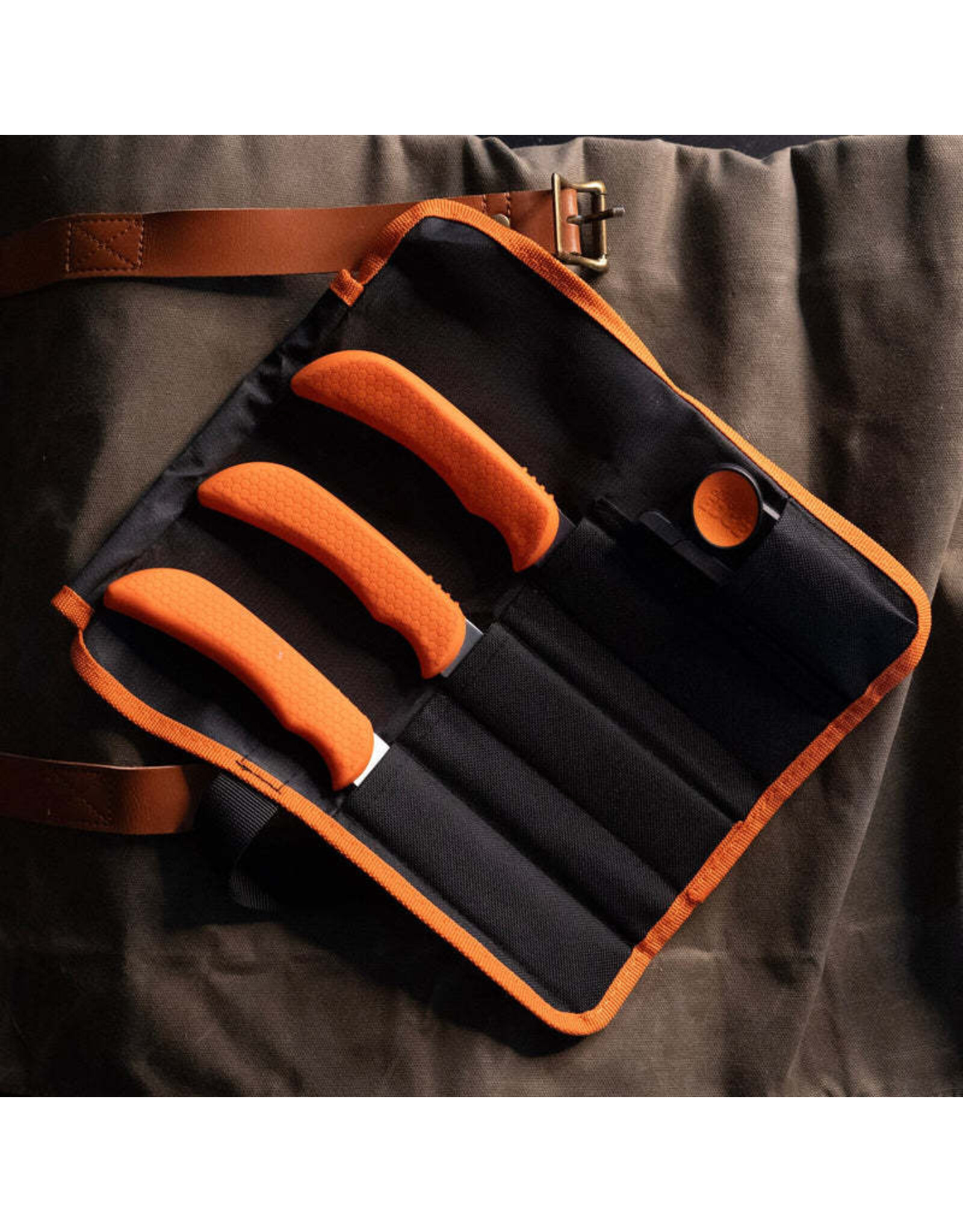 Outdoor Edge Outdoor Edge Limited Edition Wildlite Game Field Processing Combo 3 Knives and Roll Pack