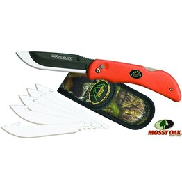 Outdoor Edge Outdoor Edge RB-20C Razor Blaze Folding Razor Knife, 3.5" Blade, Orange 6 Blades Clam