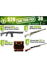 DRAW #1861 - Take Your Pick - Cariboo, Yeti, BM8 OR Charles Daly!