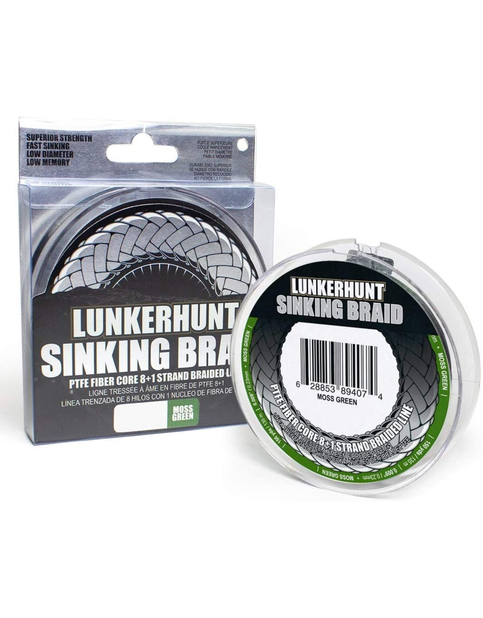 Lunkerhunt Lunkerhunt Sinking Braid (Moss Green)