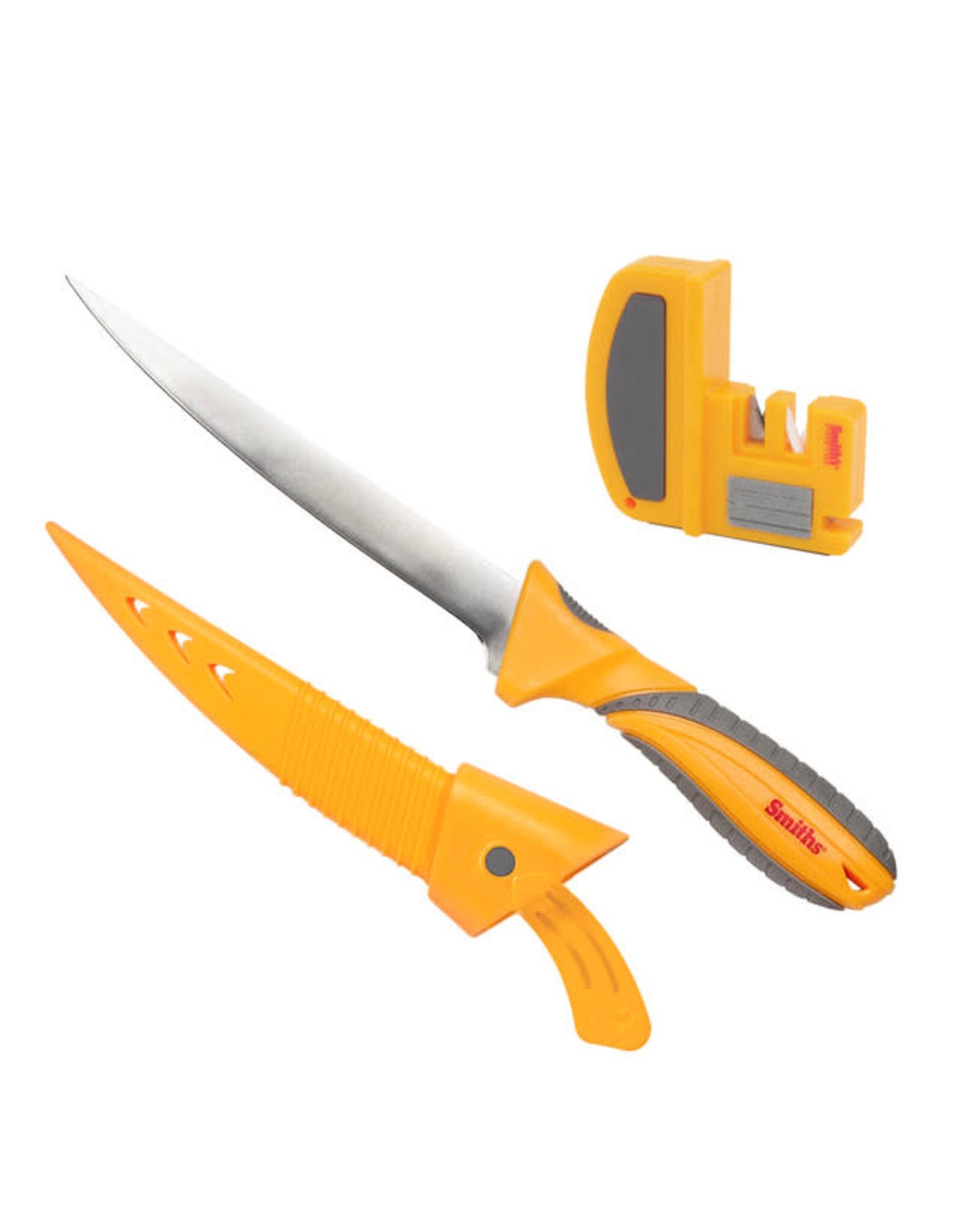 Smith's 7" Fillet Knife Combo w/ Sheath and Sharpener