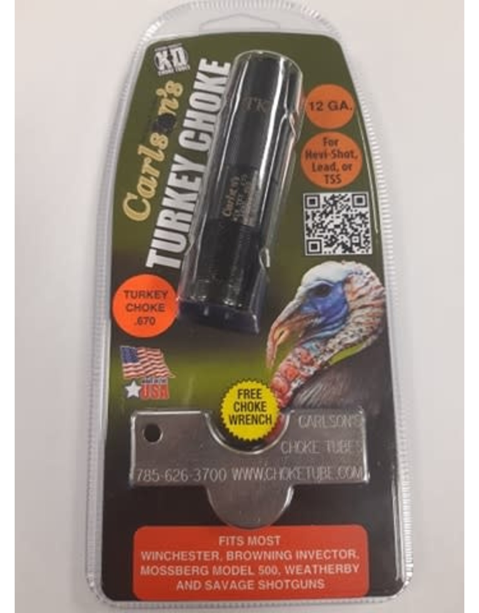 Carlson's Choke Tubes Carlson's Extended Turkey Choke - Winchester , Browning Invector , Mossberg Model 500 , Weatherby & Savage