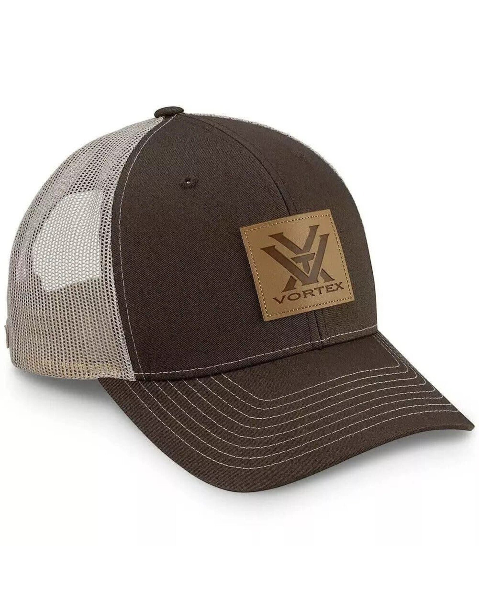 Vortex Vortex Cap: Brown Barneveld 608 Leather Patch VT-120-31-BRN