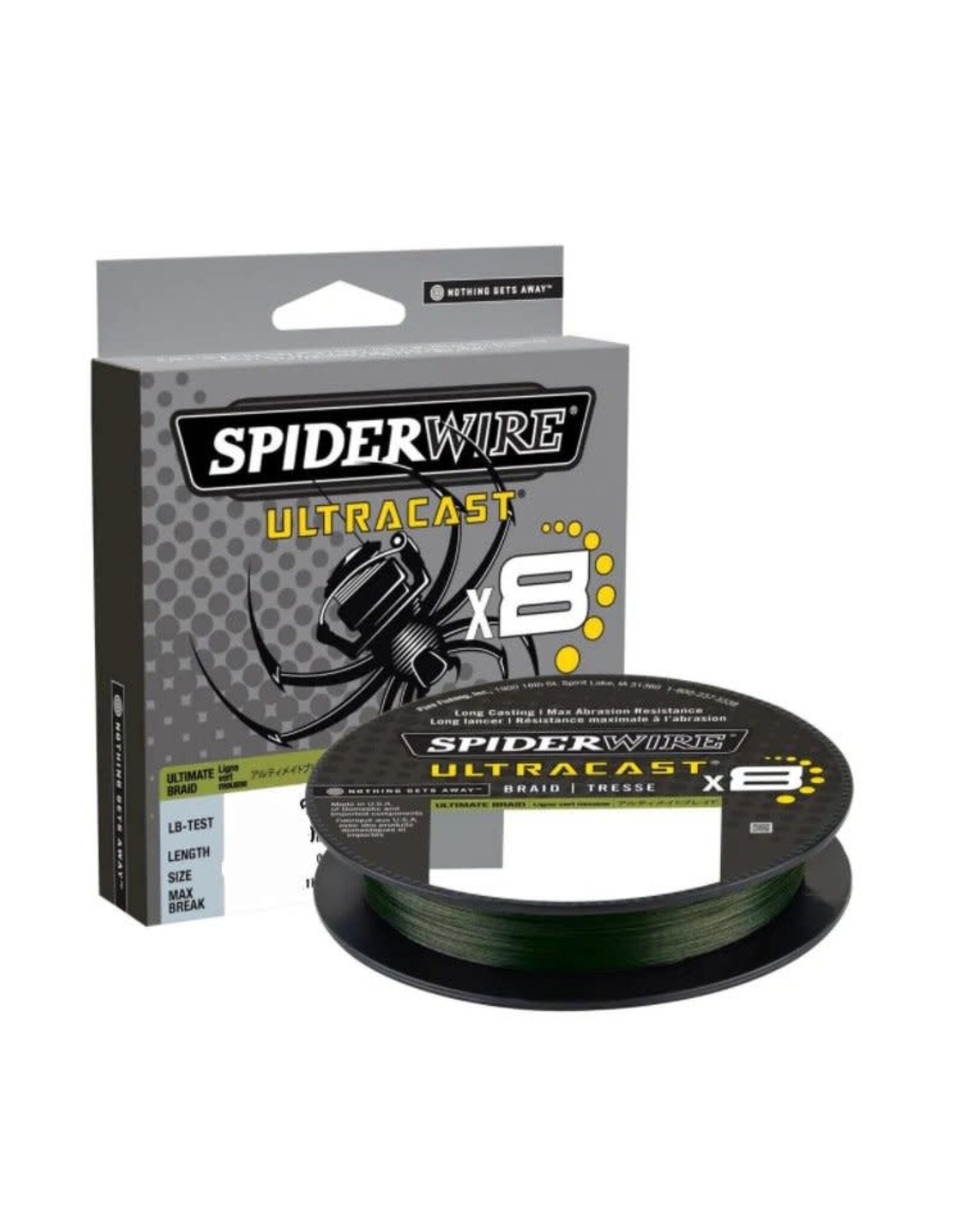 Spiderwire Spiderwire Ultracast Braid Superline 164yd (Ultimate Braid-Moss Green)