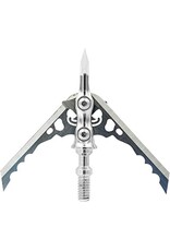 Rage Rage Hypodermic 2-Blade Crossbow NC Broadhead, 100 Grain, Silver, 3 Count