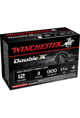 Winchester Winchester STH1234 Double X Shotshell 12 GA, 3 in, No. 4, 1-3/4oz, Max Dr, 1300 fps, 10 Rnd per Box