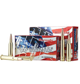 Hornady Hornady American Whitetail Rifle Ammo 243 WIN, InterLock BTSP, 100 Grains, 2960 fps, 20, Boxed