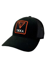 Tikka Tikka Trucker Hat Black with Mesh One Size