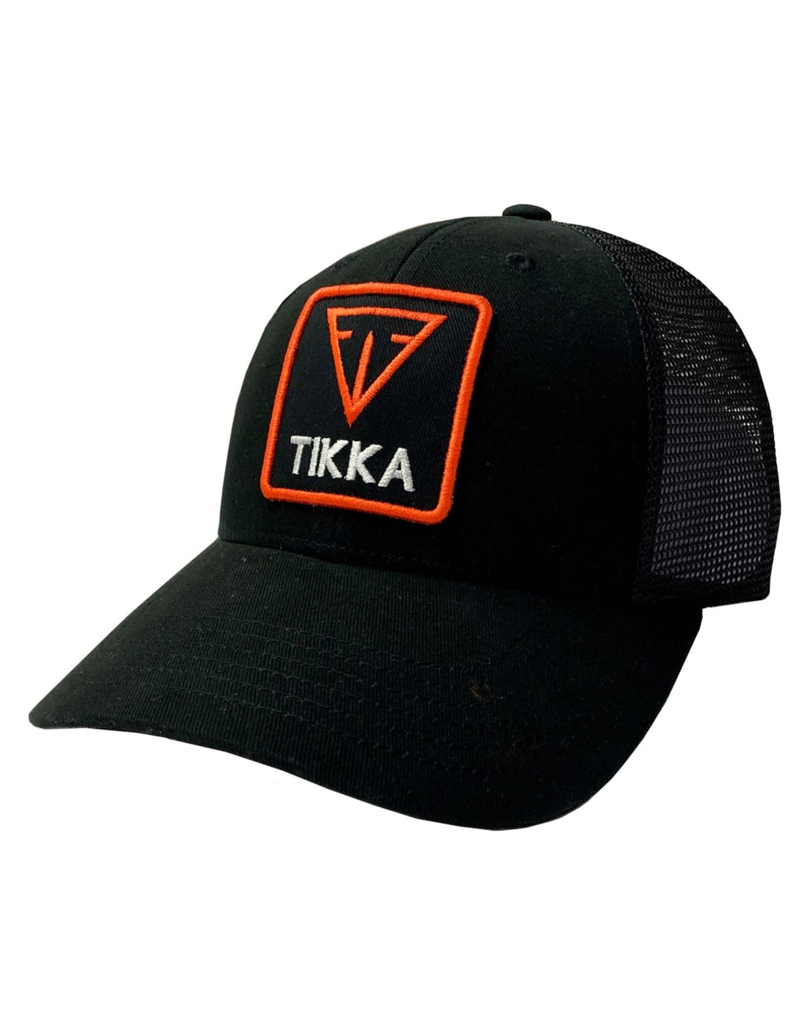 Tikka Tikka Trucker Hat Black with Mesh One Size