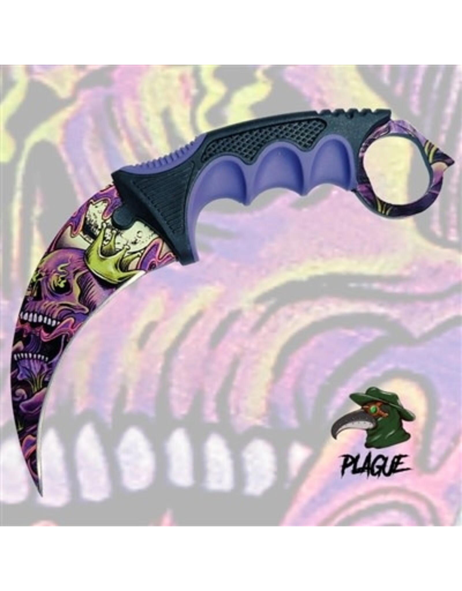 Plague Plague Karambit Knife - Dead King 114 SD00175PPS