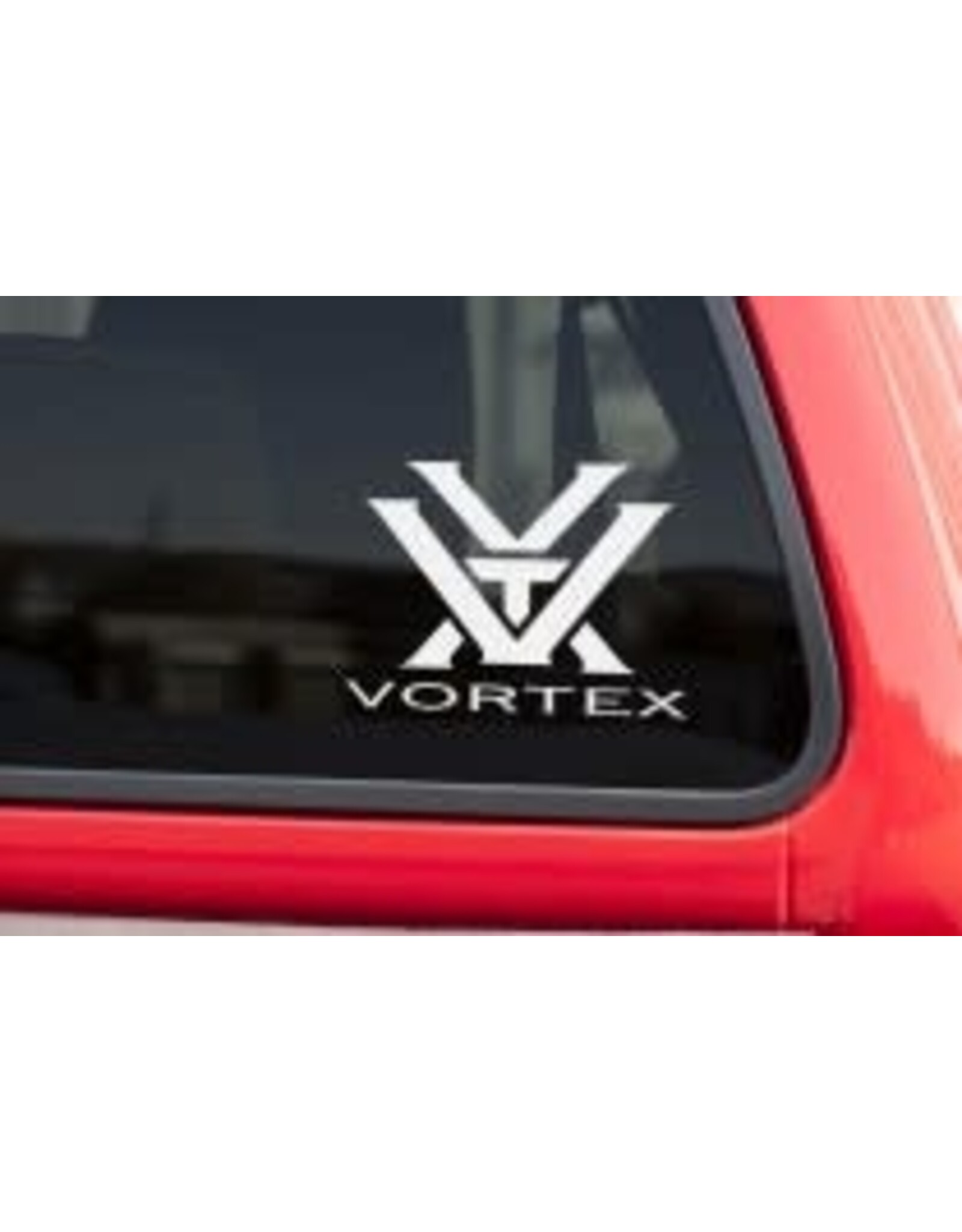 Vortex Vortex White Large Sticker