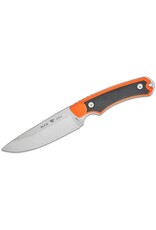 Buck Knives Buck 663 Alpha Guide Select Fixed Blade Knife 4.5" 420HC Stonewashed Drop Point, Orange GFN Handles with Versaflex Inserts, Polyester Sheath - 13724