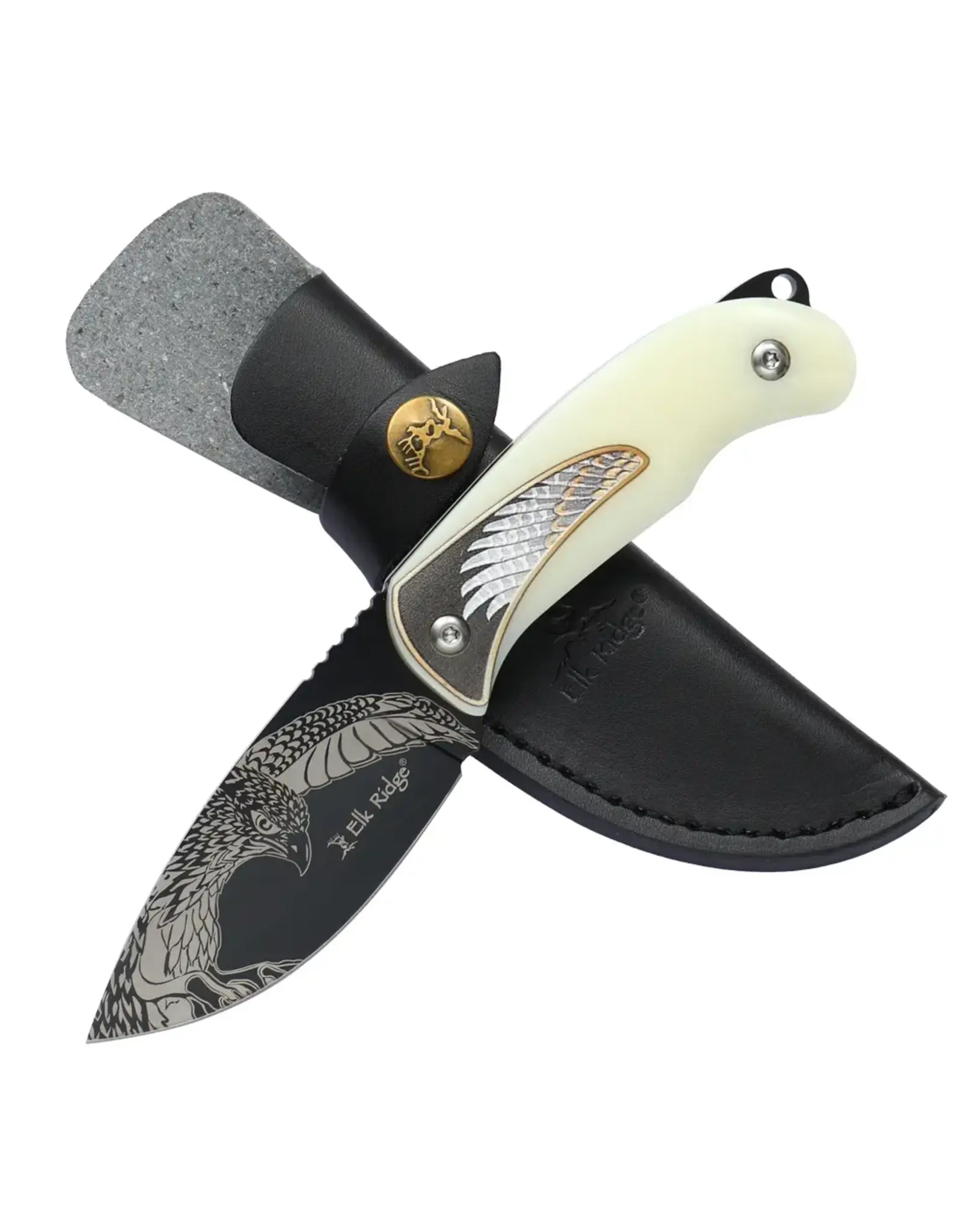 Elk Ridge Elk Ridge - Fixed Blade Knife - ER-FIX112BN