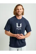 Huk HUK Icon Short Sleeve Performance Crew - Naval Academy
