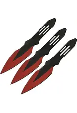 Rite Edge Rite Edge 3pc Red Thrower Set knives CN211536RD