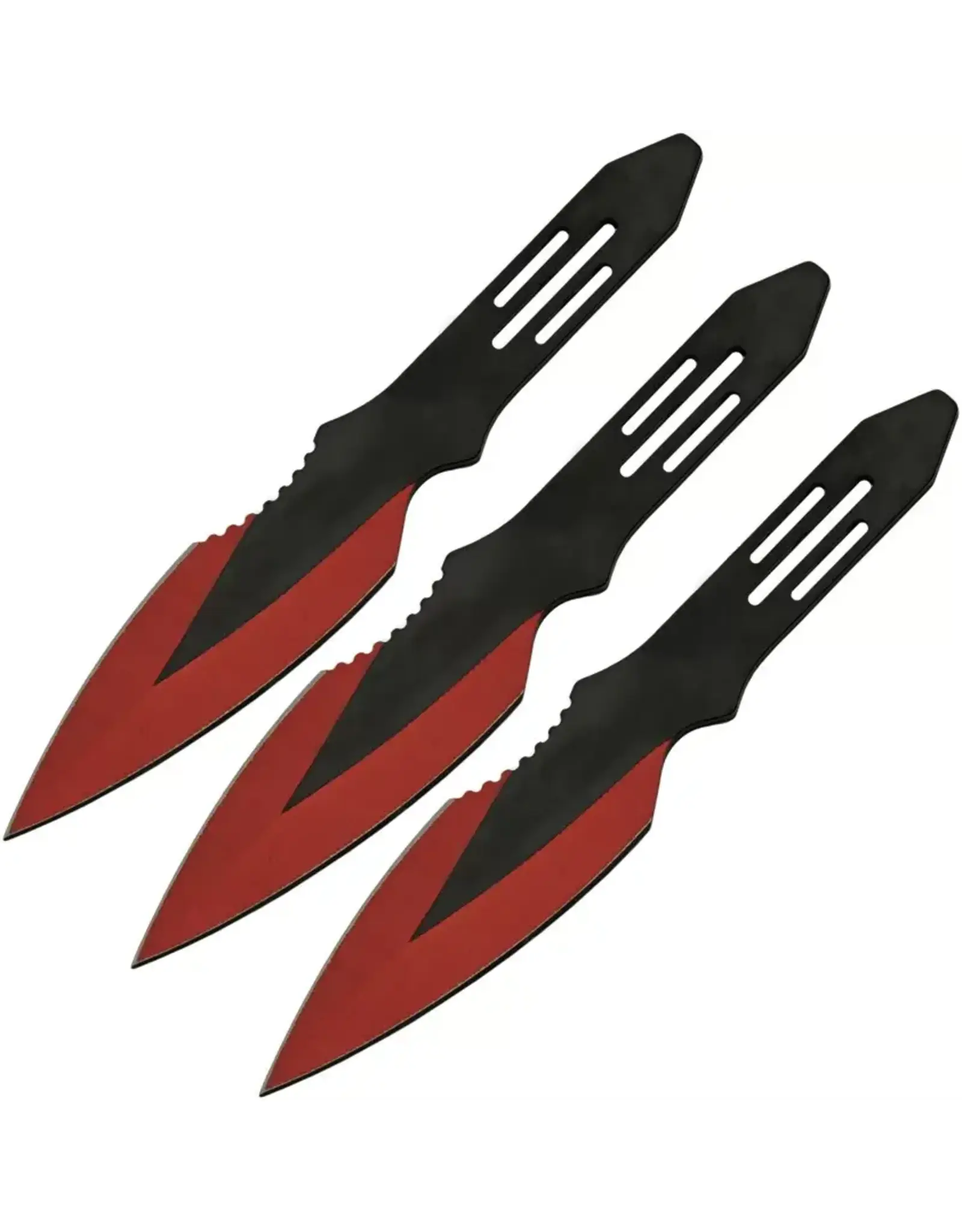 Rite Edge Rite Edge 3pc Red Thrower Set knives CN211536RD