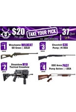 DRAW #1863 - Take Your Pick - Winchester, Steambow, Churchill OR EGE Arms!