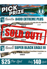 DRAW #1778 - Pick Your Prize - Beretta, Sako OR Benelli!