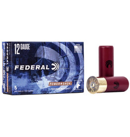 Federal Federal F127-00 Power-Shok Shotgun Ammo 12 GA, 2-3/4 in, 00B, 9 Pellets, 1325 fps, 5 Rounds