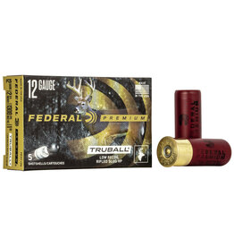 Federal Federal PB127-LRS Vital-Shok TruBall Rifled Slugs 12 GA, 2-3/4 in, 1oz, 3-1/4 Dr, 1300 fps, 5 Rnd per Box