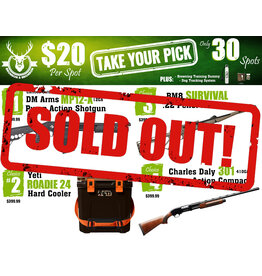 DRAW #1861 - Take Your Pick - Cariboo, Yeti, BM8 OR Charles Daly!