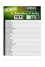 DRAW #1861 - Take Your Pick - Cariboo, Yeti, BM8 OR Charles Daly!