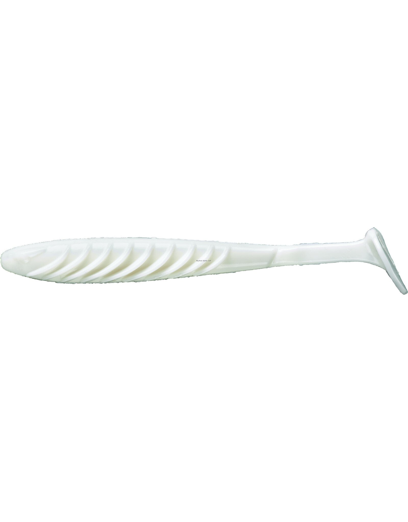 YUM Yum YPL427 4 1/2" Pulse Swimbait-White 8ct