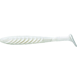 YUM Yum YPL427 4 1/2" Pulse Swimbait-White 8ct