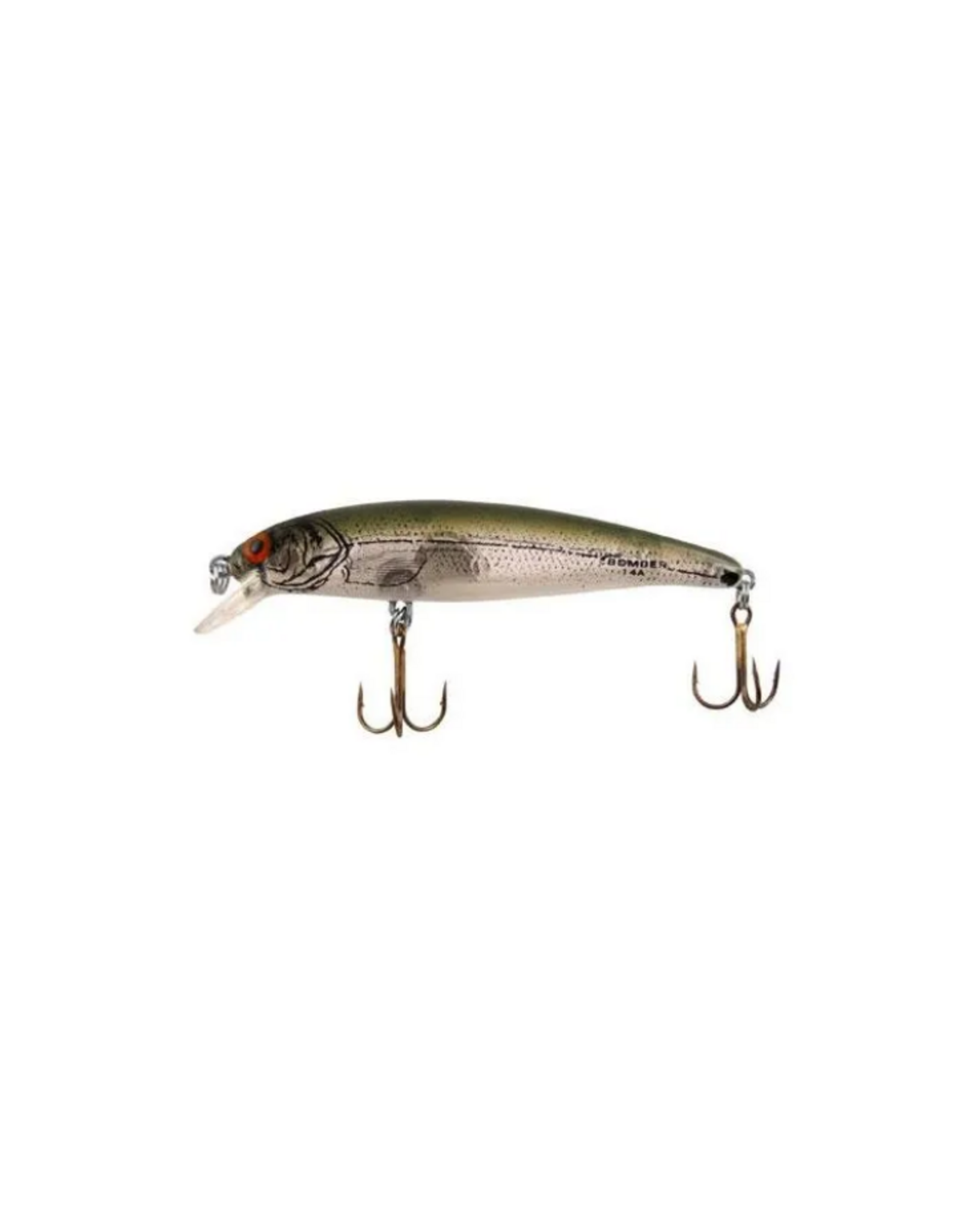 Bomber Long A Fishing Lure - Silver Flash/Green Back - 4 1/2 in