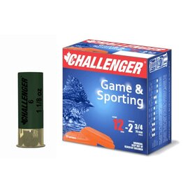 Challenger CHALLENGER 10015 LEAD GAME LOAD 12G 2 3/4" LENGTH 5 SHOT 1 1/8 OZ 25/BX