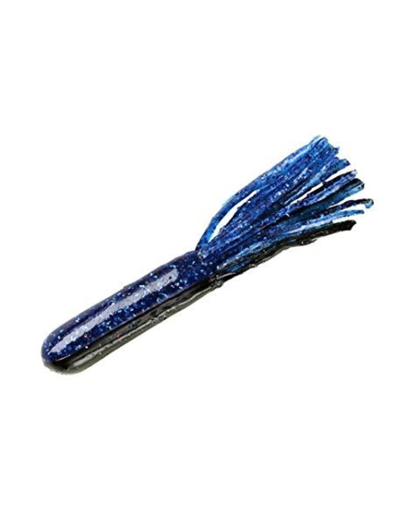 YUM Yum YT4157 Tube , 4", Virgo Blue, Floating,6/Bag Soft Plastic