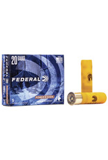 Federal Federal F207 2B Power-Shok Shotgun Ammo 20 GA, 3 in, 2B, 18 Pellets, 1100 fps, 5 Rounds, Boxed