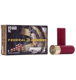 Federal Federal P154-00 Premium Vital-Shok Buckshot 12 GA, 2-3/4 in, 00B, 9 Pellets, 1325 fps, 5 Rounds