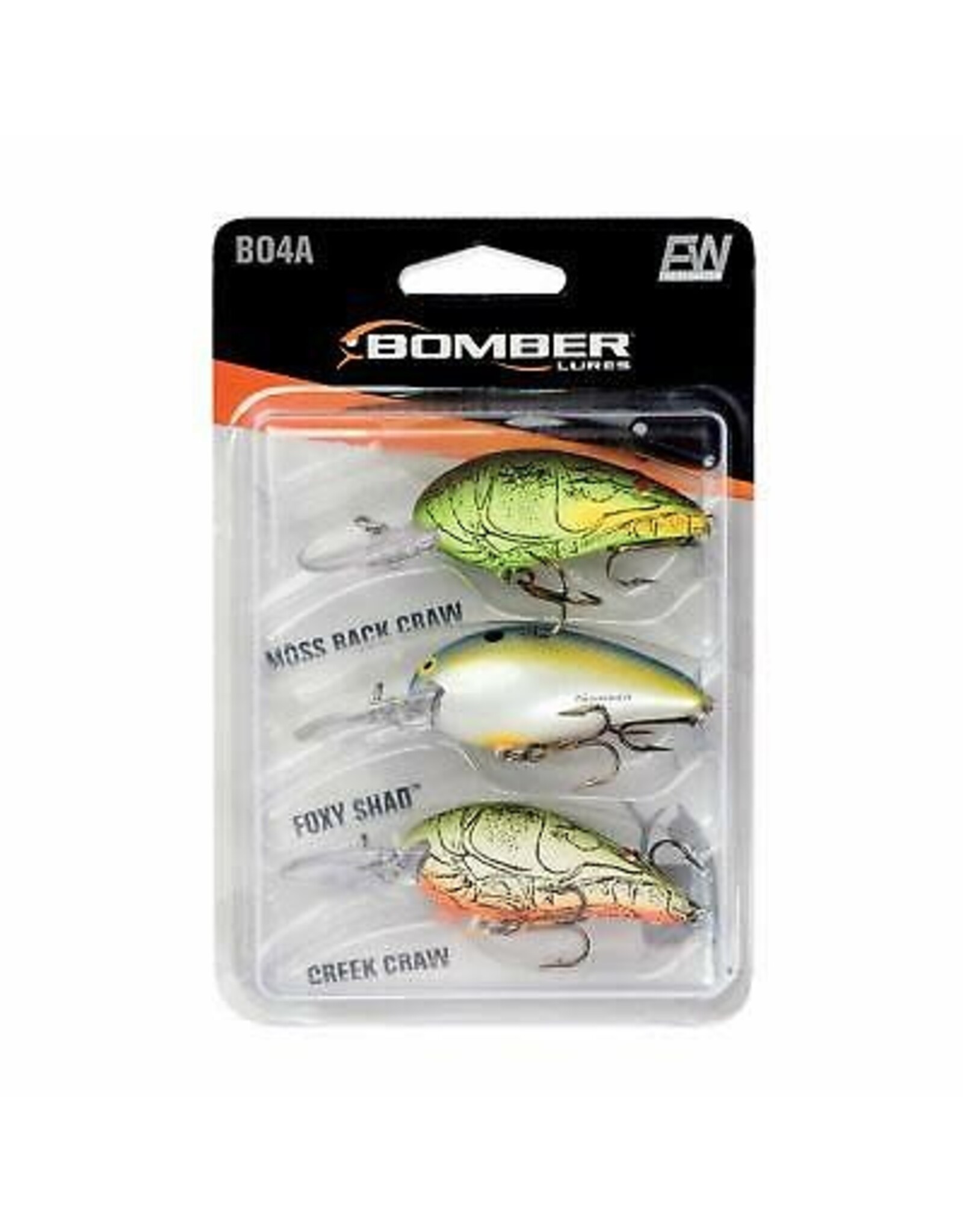 Bomber Bomber 3 Pack Of Crankbaits-MossBackCraw/FoxyShad/CreekCraw