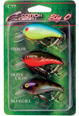 Cotton Cordell Cotton Cordell PK3C77-1 Big O 3 Pack, 2.25 in, 1/3 oz