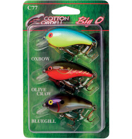 Cotton Cordell Cotton Cordell PK3C77-1 Big O 3 Pack, 2.25 in, 1/3 oz