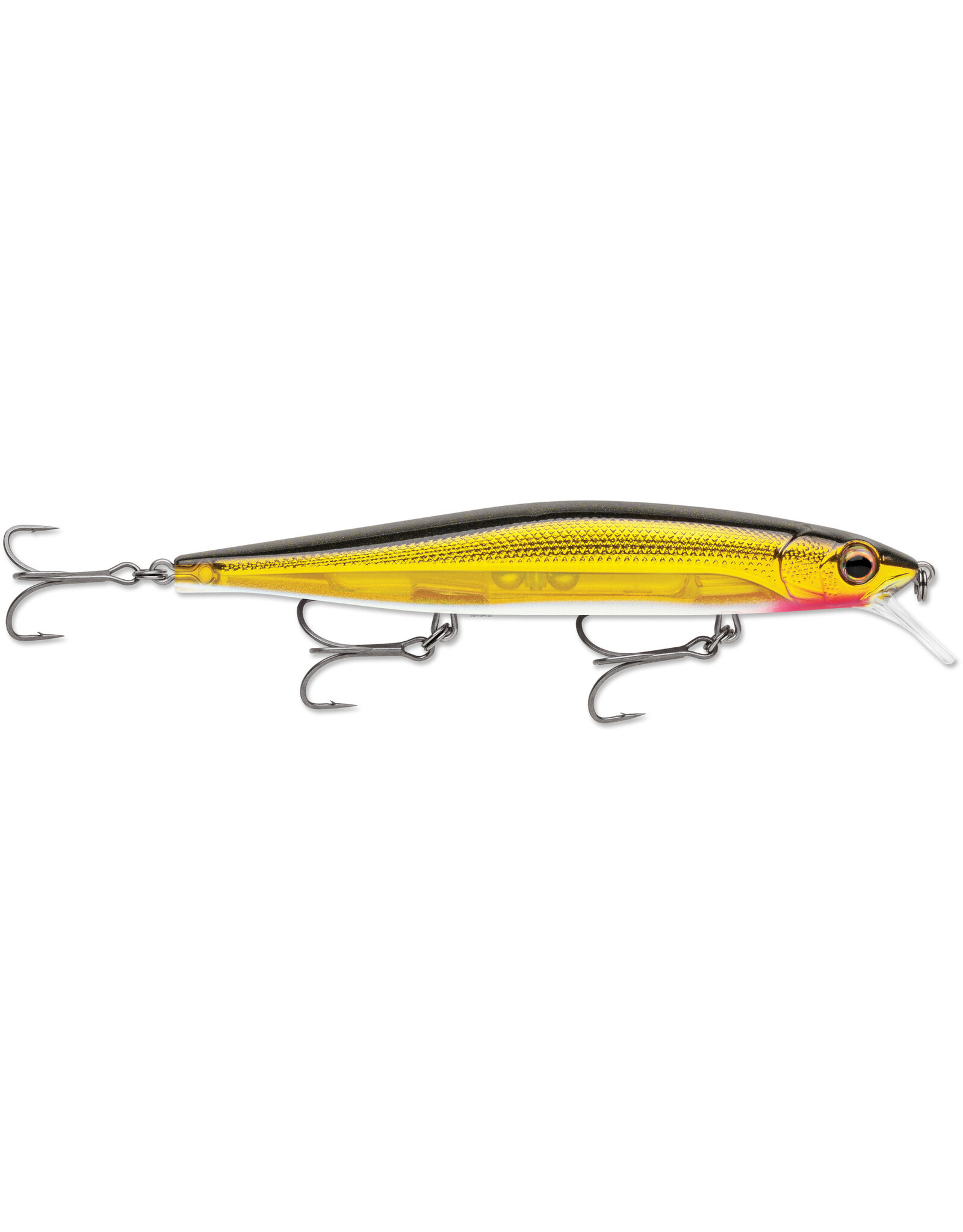 Rapala Rapala PXRM110MG PRX Mavrik 110, 1/2 oz, 5'-6' Depth, Long-Cast System, 3 #5 Trebble Hooks, Metallic Gold